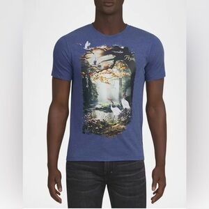 PRPS Mohawk Short Sleeve T-Shirt, Sizes M, S, Colors Blue, Geen